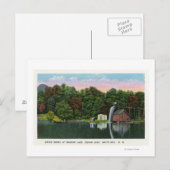 Shadow Lake Water Wheel Indian Head Uitzicht Briefkaart (Voorkant / Achterkant)