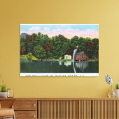 Shadow Lake Water Wheel Indian Head Uitzicht Canvas Afdruk (Insitu (Woonkamer))