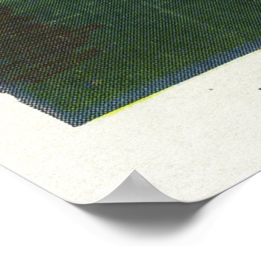 Shadow Lake Water Wheel Indian Head Uitzicht Poster (Hoek)