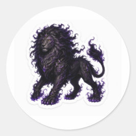 Shadow Lion Sticker