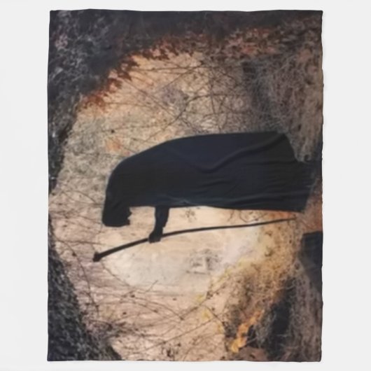 SHADOW-MAN FLEECE DEKEN (Voorkant)