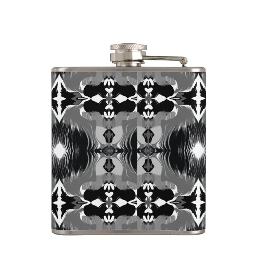 Shadow Mirror Pattern  Heupfles (Achterkant)