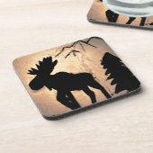 Shadow Moose Bier Onderzetter (Linkerzijde)