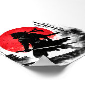 Shadow Ninja Wolf Japanese pastor print (Hoek)