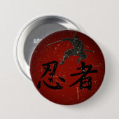 Shadow of the Shinobi Ronde Button 7,6 Cm (Voorkant /achterkant)