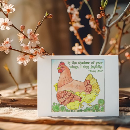 Shadow of Your Wings Inspirerend Post Kaart