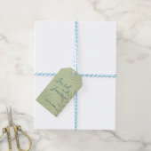 Shadow Palm Sage Cadeaulabel (Met Touw)
