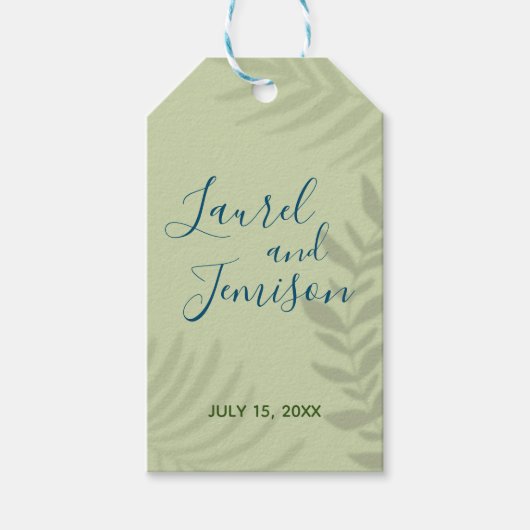 Shadow Palm Sage Cadeaulabel (Voorkant)