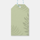 Shadow Palm Sage Cadeaulabel (Achterkant)