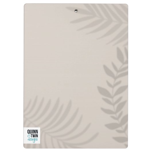 Shadow Palm Tan Klembord (Achterkant)