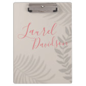 Shadow Palm Tan Klembord (Voorkant)