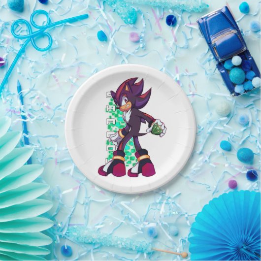 Shadow Papieren Bordje (Feest)