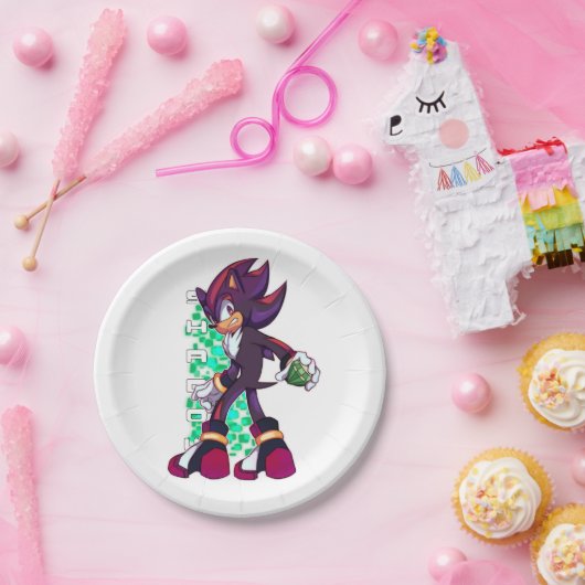 Shadow Papieren Bordje (Feest)