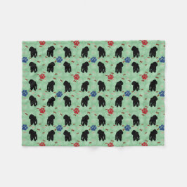 Shadow Poodle Fleece Deken