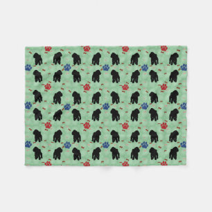 Shadow Poodle Fleece Deken