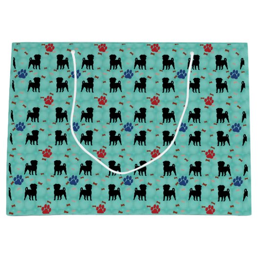 Shadow Pug Large Cadeautasje (Voorkant)