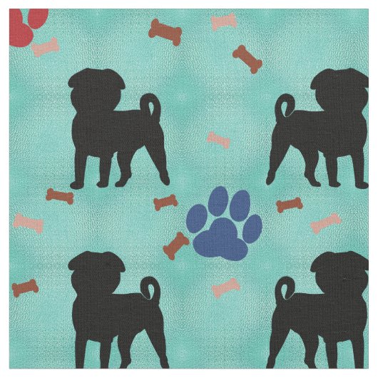 Shadow Pug Stof (Close Up)