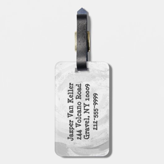 Shadow Puppets Bagagelabel (Achterkant verticaal)