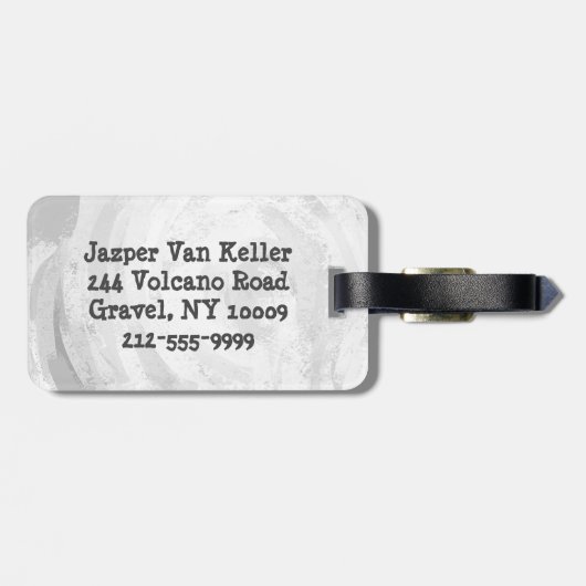 Shadow Puppets Bagagelabel (Achterkant horizontaal)