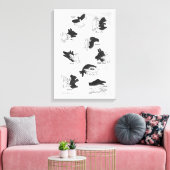 Shadow Puppets Canvas Afdruk (Insitu (Woonkamer))