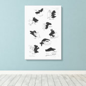 Shadow Puppets Canvas Afdruk (Insitu (Houten vloer))