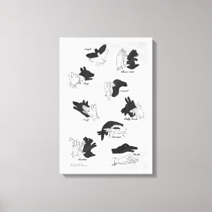 Shadow Puppets Canvas Afdruk