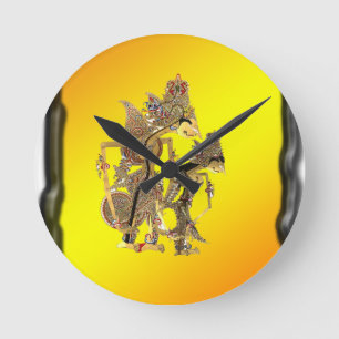 Shadow Puppets Indonesisch Ronde Klok