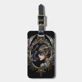 Shadow Queen – Panter Spirit Embleem. Bagagelabel (Voorkant verticaal)