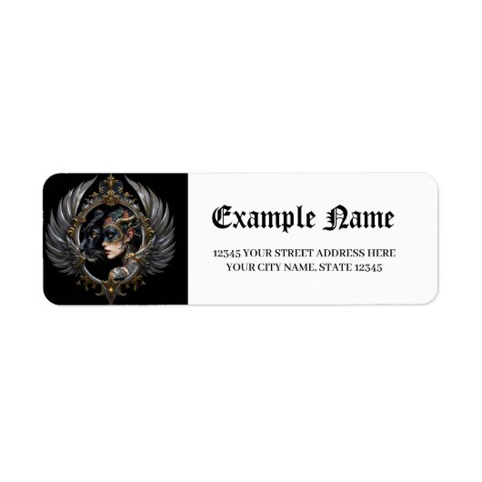 Shadow Queen – Panter Spirit Embleem. Etiket (Voorkant)