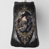 Shadow Queen – Panter Spirit Embleem. Golfheadcover (Draai 90)