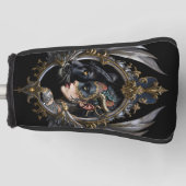 Shadow Queen – Panter Spirit Embleem. Golfheadcover (Voorkant)