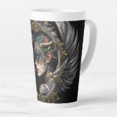 Shadow Queen – Panter Spirit Embleem. Latte Mok (Rechterhoek)