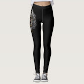 Shadow Queen – Panter Spirit Embleem. Leggings (Voorkant)