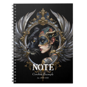 Shadow Queen – Panter Spirit Embleem. Notitieboek