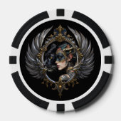 Shadow Queen – Panter Spirit Embleem. Poker Chips (Voorkant)