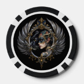 Shadow Queen – Panter Spirit Embleem. Poker Chips (Achterkant)