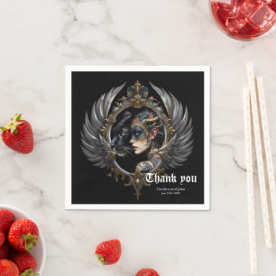 Shadow Queen – Panter Spirit Embleem. Servet