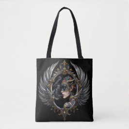 Shadow Queen – Panter Spirit Embleem. Tote Bag
