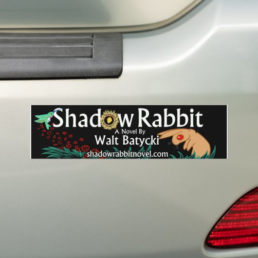 Shadow Rabbit Bumpersticker (Op auto)