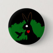 Shadow Rabbit Button Design 1 (Voorkant)