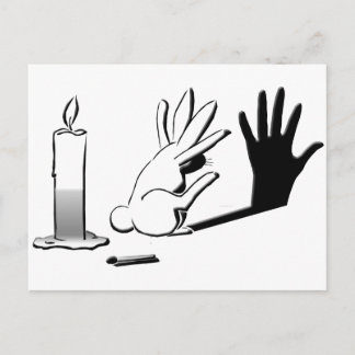 Shadow Rabbit naar LightIllusions.com Briefkaart