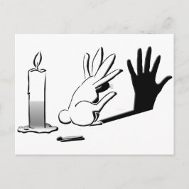 Shadow Rabbit naar LightIllusions.com Briefkaart