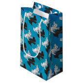 Shadow Rabbit op Blue Klein Cadeauzakje (Voorkant Gekanteld)