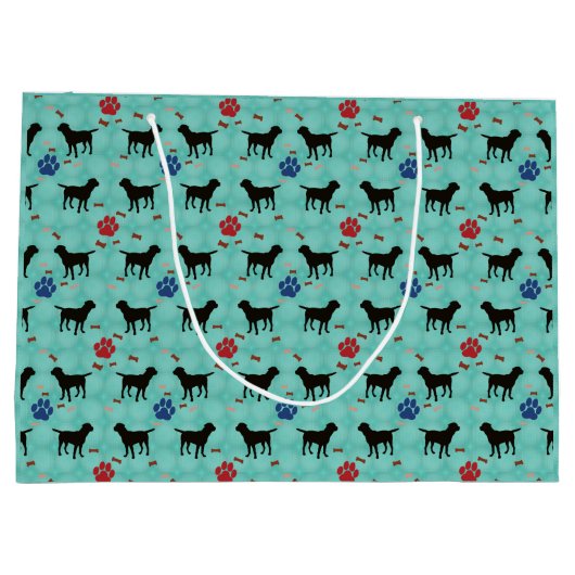 Shadow Rottweiler Large Cadeautasje (Achterkant)