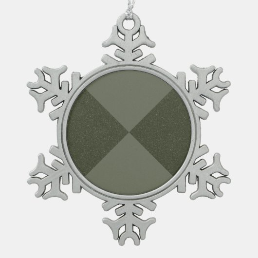 Shadow & Sage Snowflake Ornament – (Voorkant)