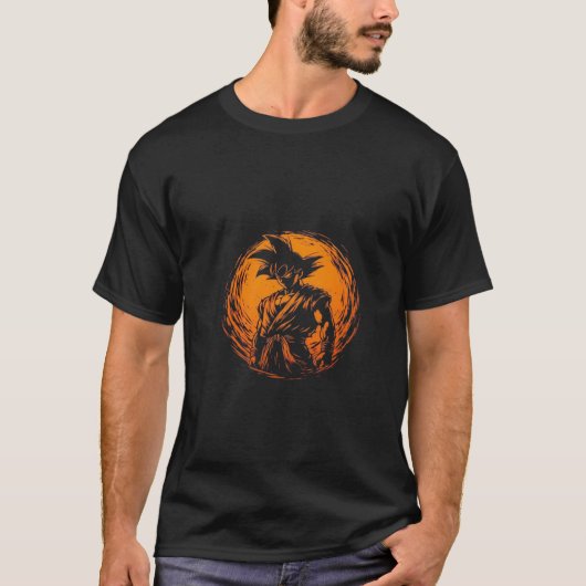Shadow Samurai | Anime Neon T-Shirt (Voorkant)