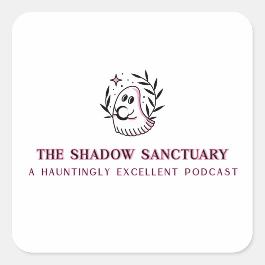 Shadow Sanctuary-Sticker Vierkante Sticker (Voorkant)