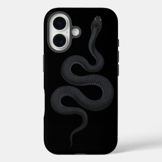 Shadow Serpent - De elegantie van gif iPhone 16 Hoesje