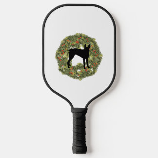 Shadow Silhouette McNab Hond in een Krans Pickleball Paddle