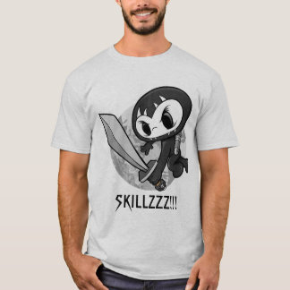 Shadow Skull Ninja Warrior "SKILLZZ!!!" T-shirt